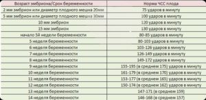 Сердцебиение плода на 9 неделе беременности