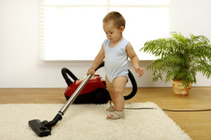 Пылесос и ребенок