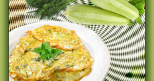 Кабачковые оладьи по дюкану в духовке