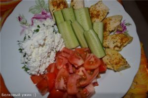 Быстрый белковый ужин