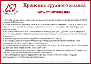 Сколько стоит грудное молоко в холодильнике