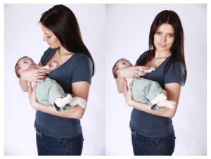 Как можно носить на руках новорожденного?