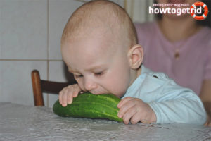 С какого возраста можно огурец