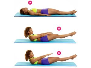 Зарядка для плоского животика