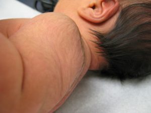 Как убрать волосы на ушах у новорожденного?