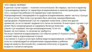 Сколько раз в день месячный ребенок какает