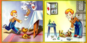 Опасности для детей в доме