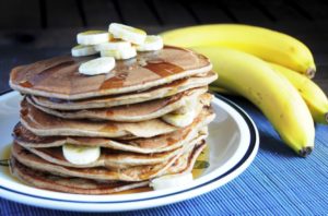 Банановые блины диетические