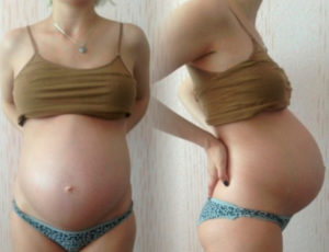 Маленький живот на 29 неделе беременности
