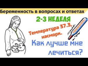 Беременность 3 недели температура 38