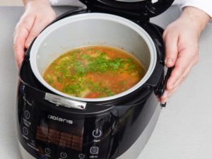 Суп постный в мультиварке поларис