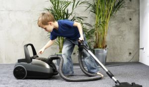 Пылесос и ребенок