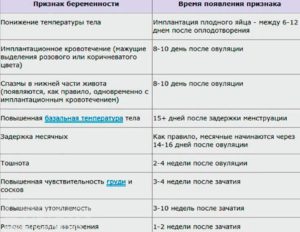 Проявляется ли беременность через неделю после зачатия