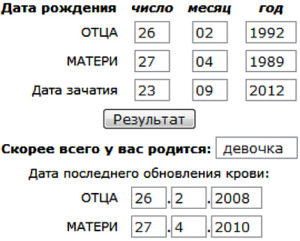 Как планировать мальчика по обновлению крови?