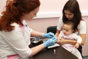 Анализ крови у ребенка из вены