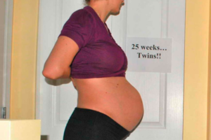 Двадцать пятая неделя беременности двойня