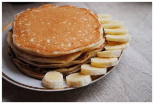Банановые блины диетические