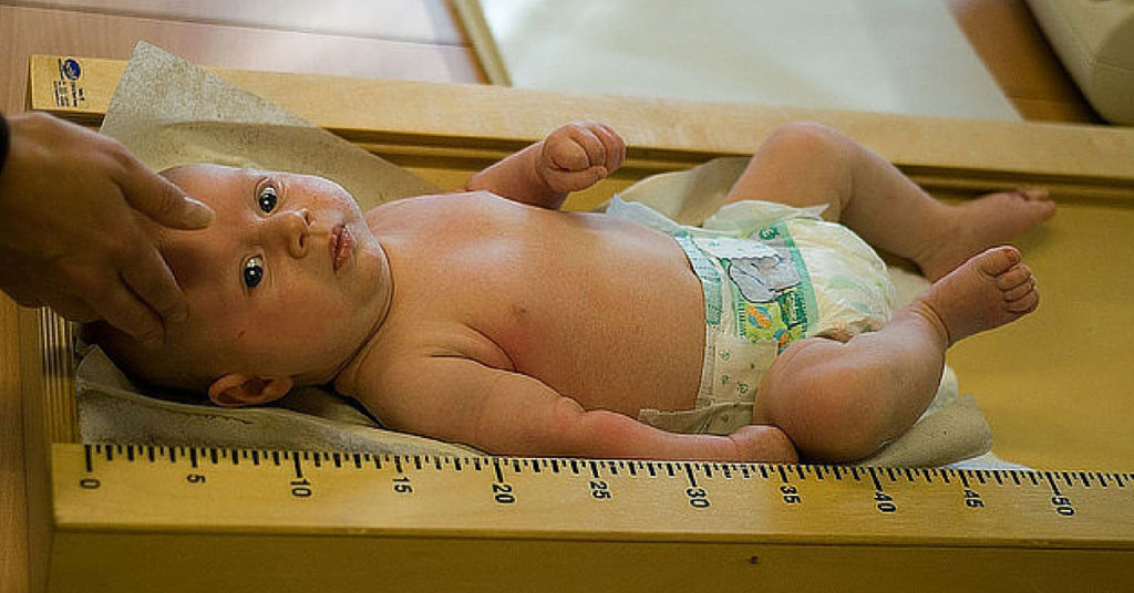 Рост новорожденного при рождении