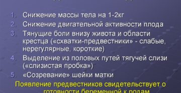 Предвестники родов у первородящих на 41 неделе