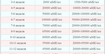 Хгч на 8 неделе беременности