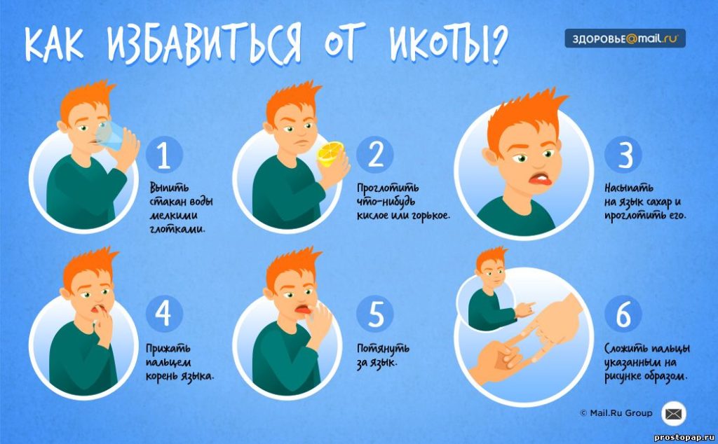 Что делать если икота у малыша?
