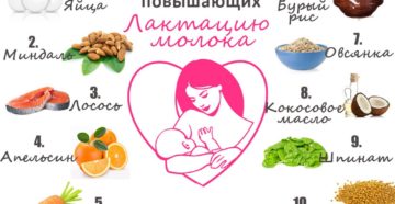 Полезные для лактации продукты