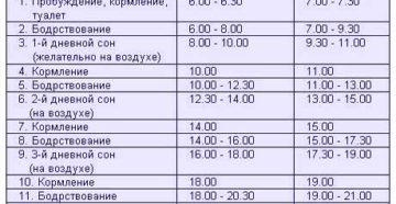 Режим дня ребенок в 6 месяцев