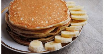 Банановые блины диетические Банановые блины диетические